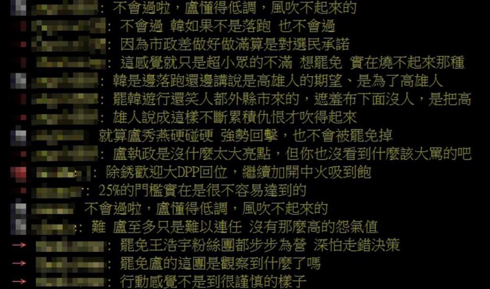 盧秀燕罷免案，引起PTT網友留言討論。(圖/本報資料照)