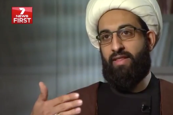 Sheikh Tawhidi is known for his controversial views on Islam. Photo: 7 News.