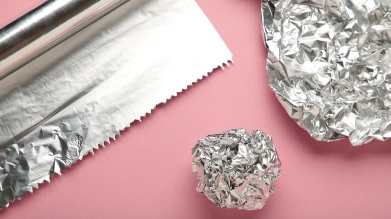 Roll of aluminum foil