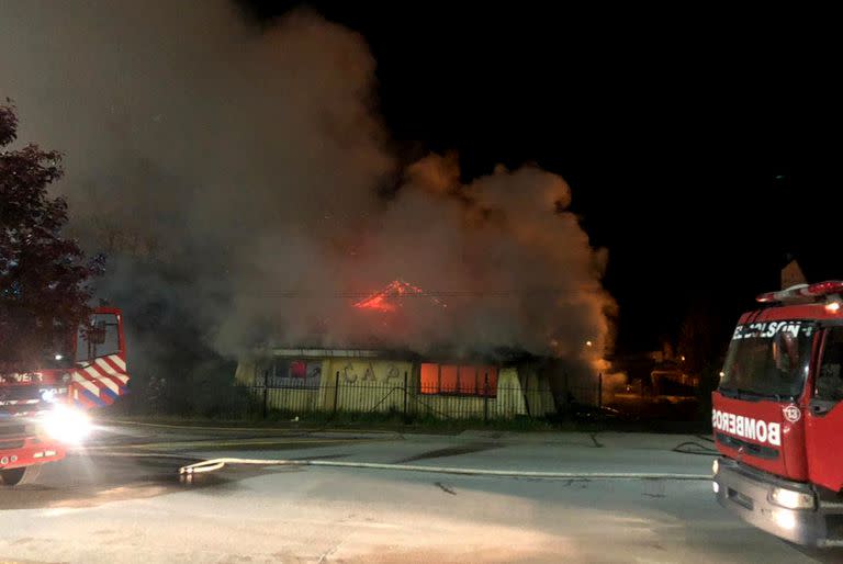 Incendio en el Club Andino Piltriquitrón