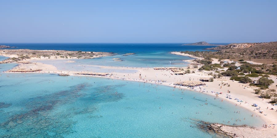 Elafonissi Beach, Crète, Grèce