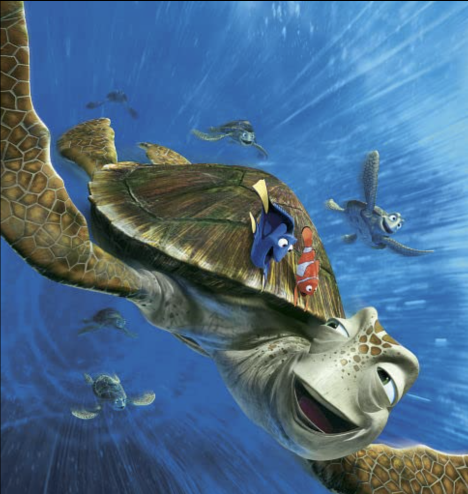 MOVIE: "Sea Turtle Highway" in <i>Finding Nemo</i>