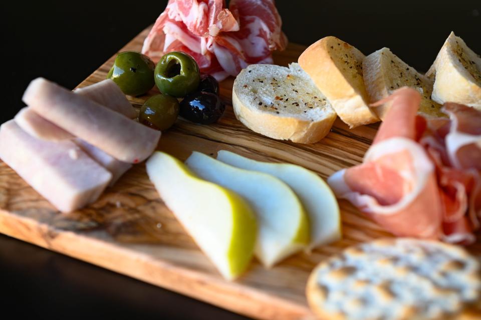 Charcuterie board available on the Civic Center Music Hall Small Bites menu.