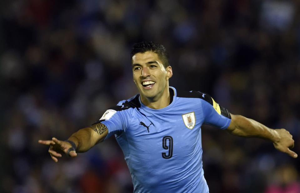 <p>Age: 31<br>Caps: 97<br>Position: Forward<br>Suarez will make his 100th appearance in Russia and he’ll be hoping for less controversy this time around, after a quarter-final red card at the 2010 World Cup in South Africa and a biting incident at the 2014 finals in Brazil. </p>