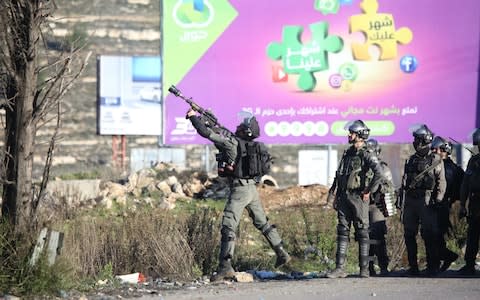 Israeli forces entered Ramallah looking for the gunmen - Credit: y Issam Rimawi/Anadolu Agency/Getty Images