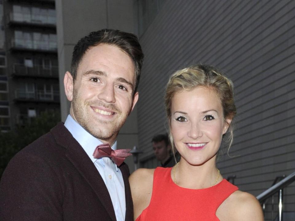 Helen Skelton pictured with Richie Myler in 2014 (Shutterstock)