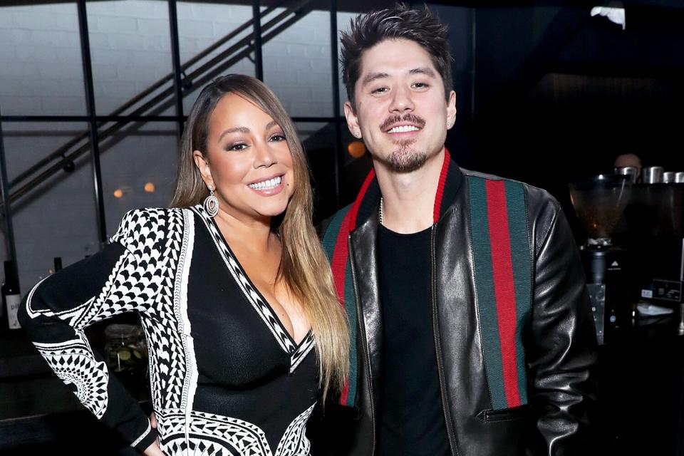 Mariah Carey and Bryan Tanaka attend the Netflix Premiere for Tyler Perry's 