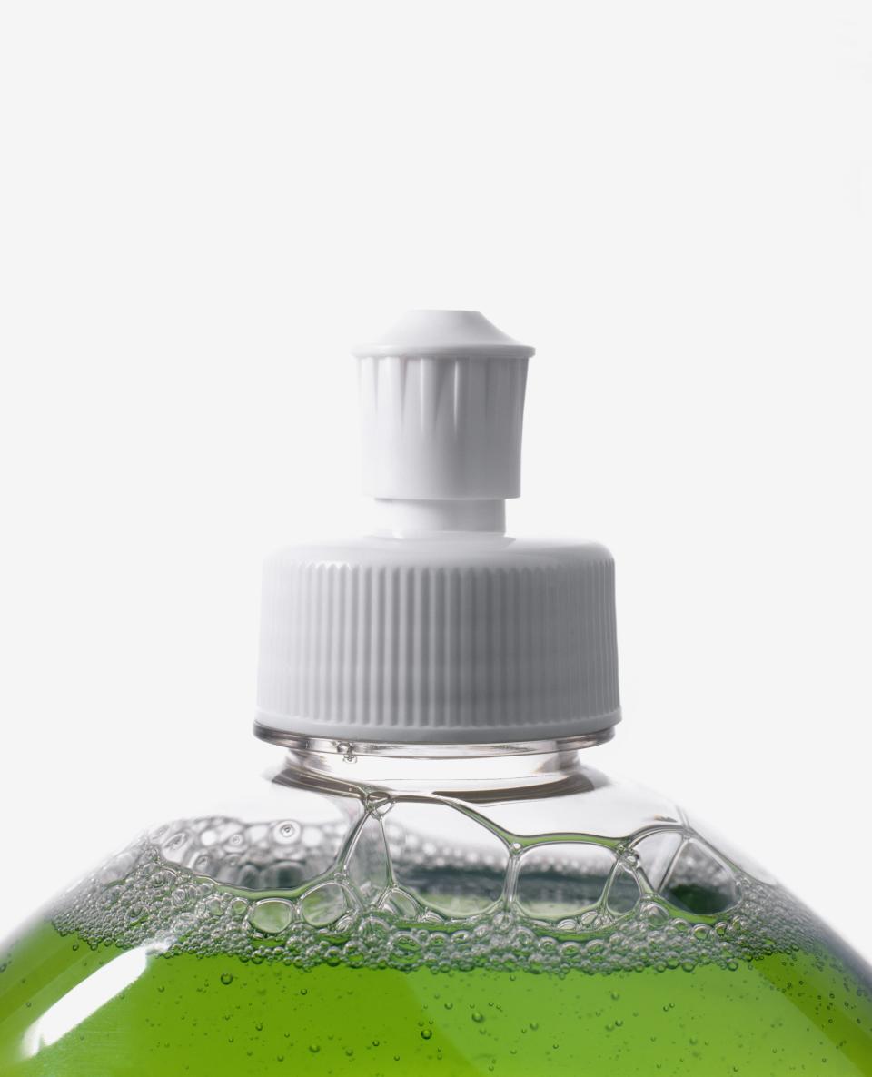 Pair another home remedy with dishwashing liquid.