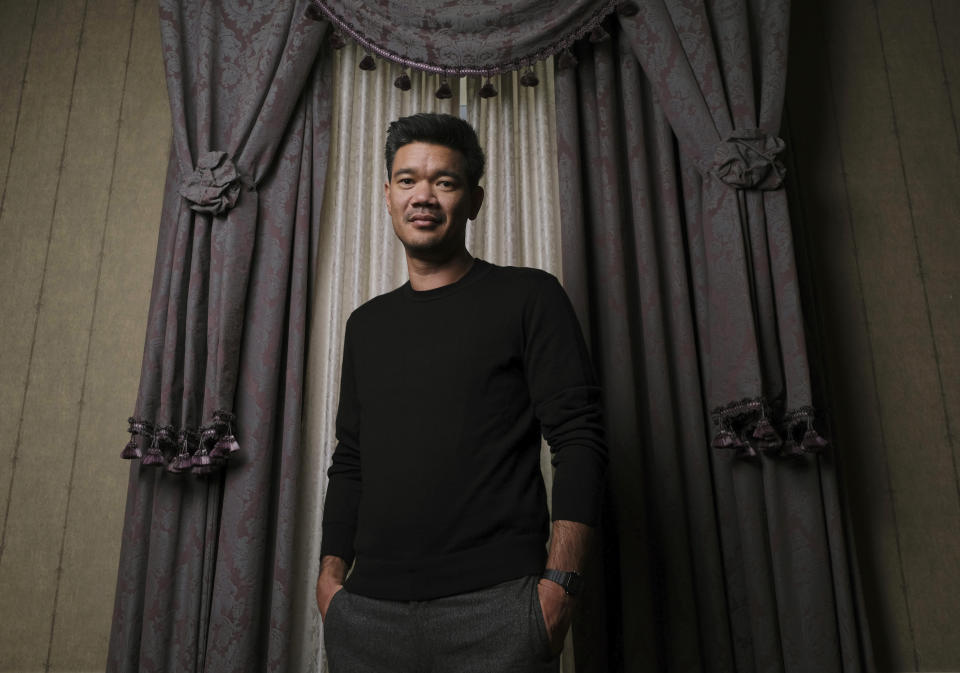 FILE - This Sept. 7, 2019 file photo shows writer-director Destin Daniel Cretton posing for a portrait to promote his film "Just Mercy" at the Fairmont Royal York Hotel during the Toronto International Film Festival in Toronto. (Photo by Chris Pizzello/Invision/AP)