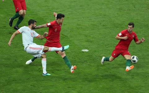 Diego Costa equalises - Credit:  REUTERS/Lucy Nicholson