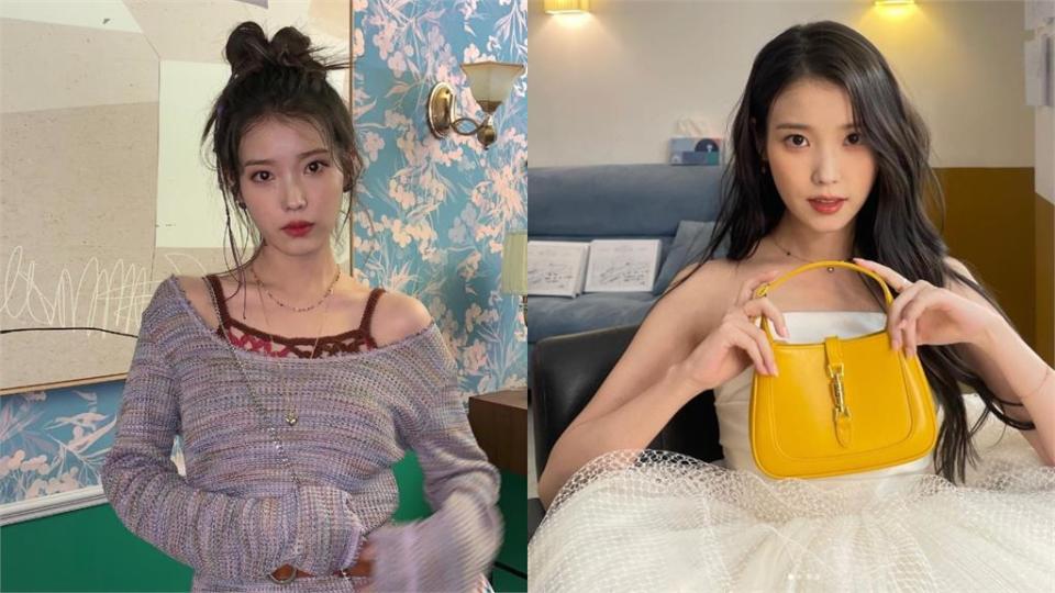 IU「低胸禮服」辣登百想紅毯！「肩帶滑落」洩超有料線條2千萬粉瘋看