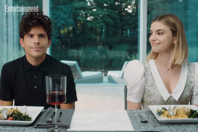 <p>Amazon/MGM Studios</p> Rudy Mancuso and Francesca Reale in 'Música'