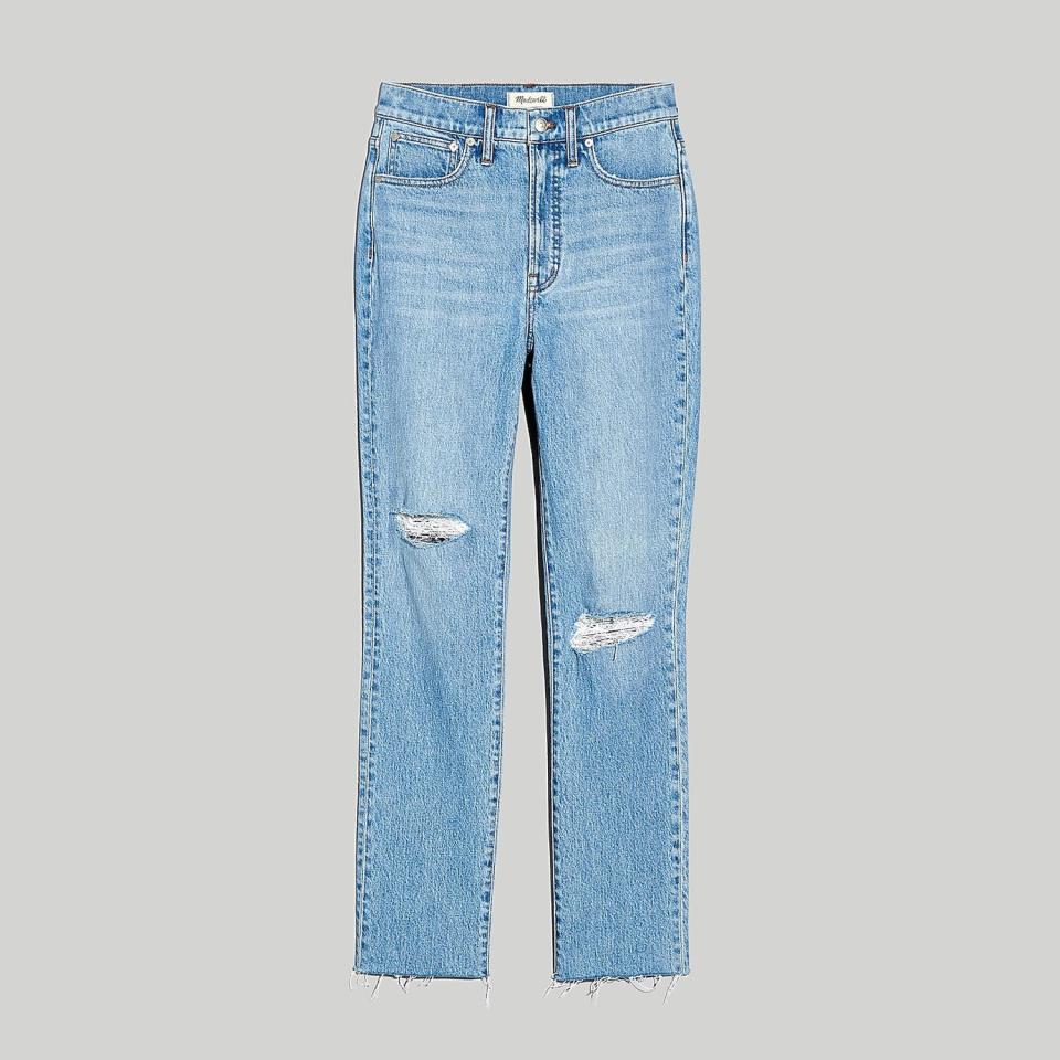 The Perfect Vintage Jean in Bradwell Wash: Ripped Edition