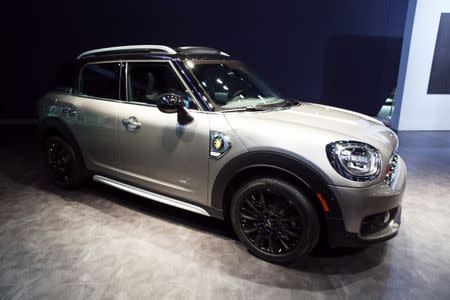 BMW AG introduces the 2017 electric Mini Countryman at the 2016 Los Angeles Auto Show in Los Angeles, California, U.S November 16, 2016. REUTERS/Lucy Nicholson