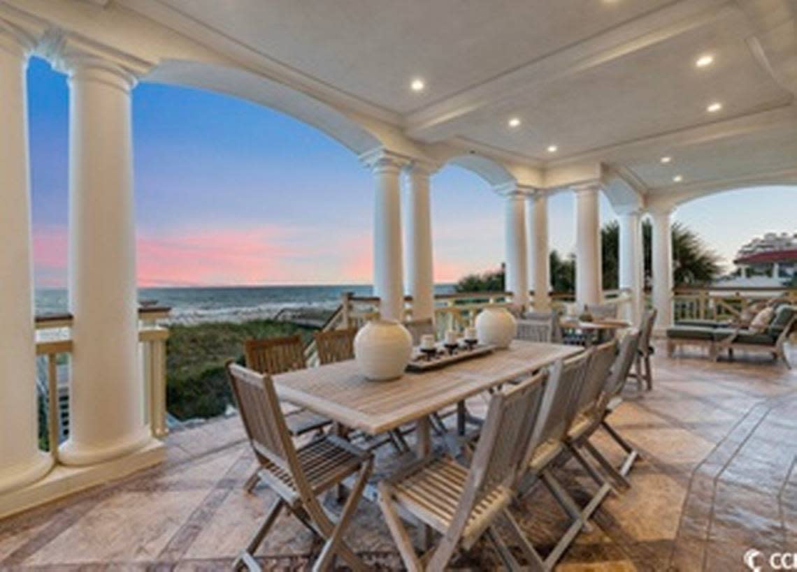 A home in Myrtle Beach’s The Dunes Club was listed for sale Oct. 14, 2023 for $7.8 million.