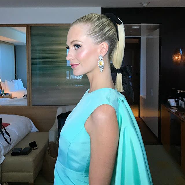 8) Poppy Delevingne's Tied-Up Ponytail