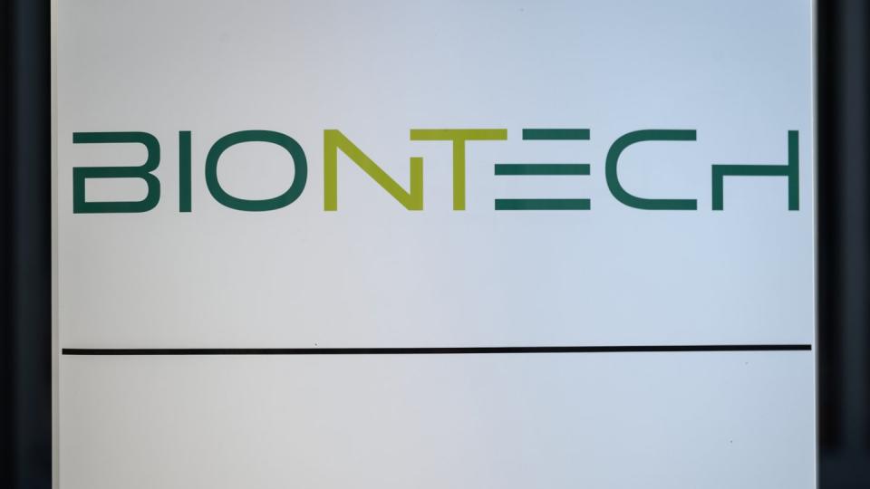 Das Logo des Biotechnologie-Unternehmens «BioNTech».