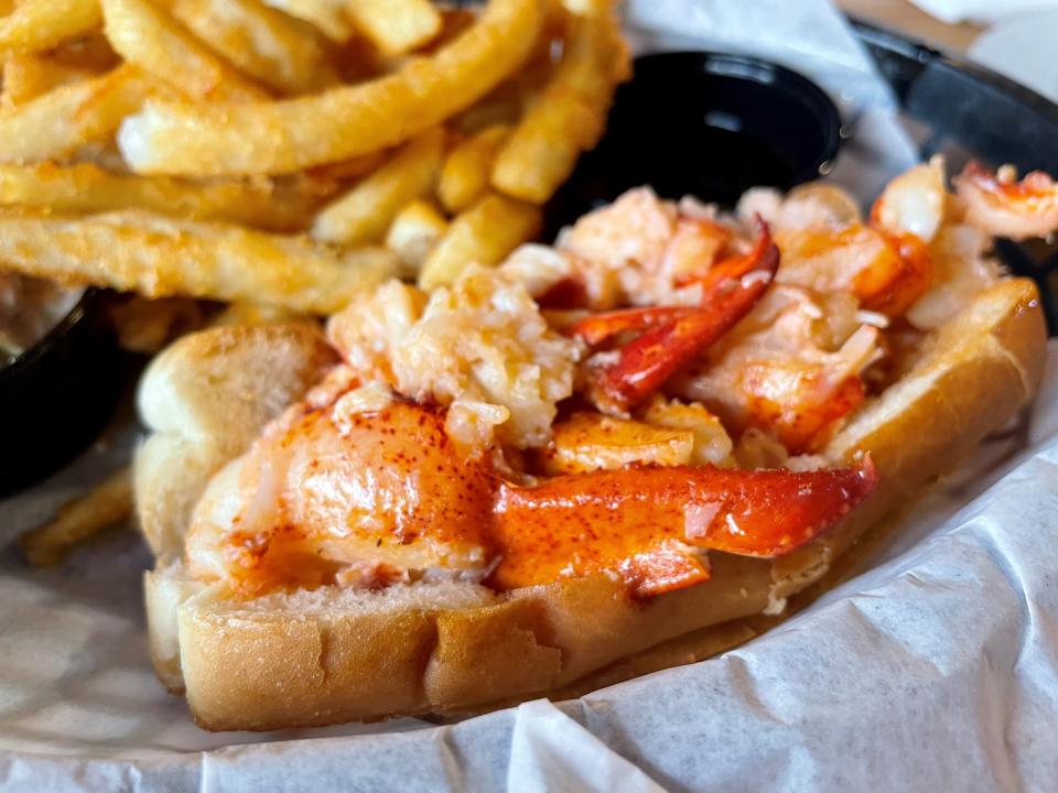 BAMZ buttery lobster roll, $26