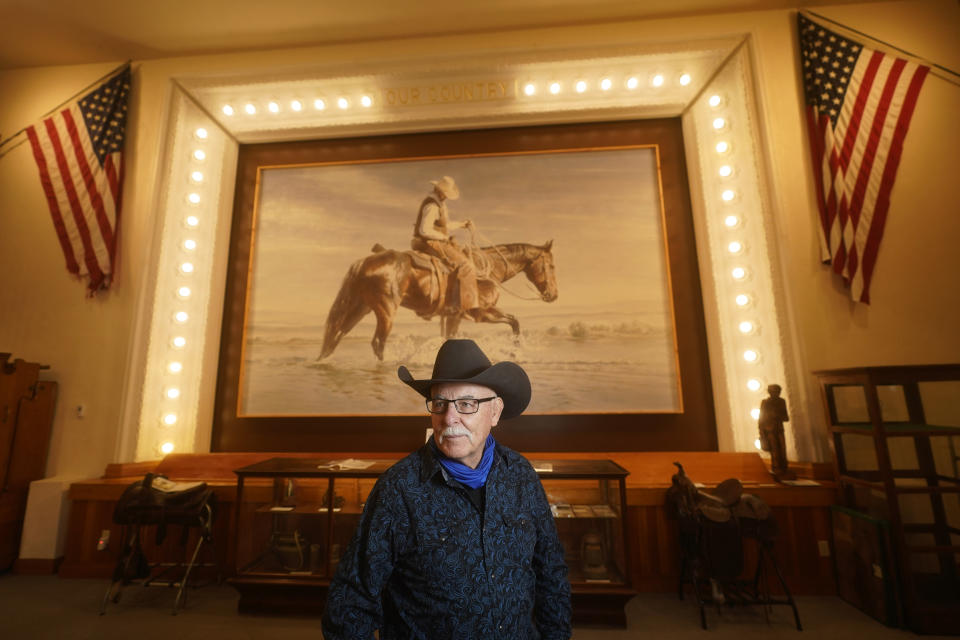 Ray Beck, former Craig Mayor and Moffat County Commissioner, poses for a photograph Friday, Nov. 19, 2021, in Craig, Colo. Moffat County's 2020 assessed value was nearly $430 million with 62% coming from the top 10 taxpayers, all energy-related businesses. (AP Photo/Rick Bowmer)