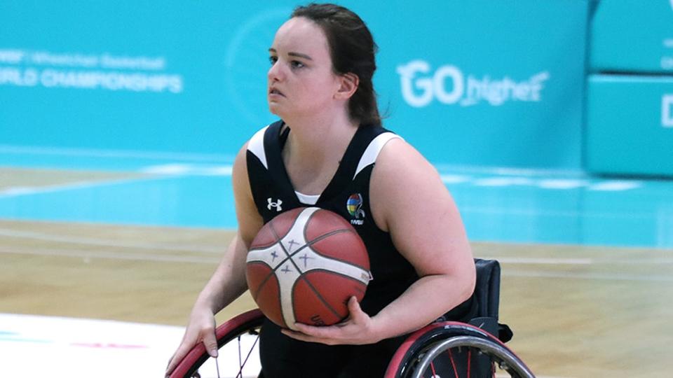 Canada's women led by 15 points at the half and played Spain even the rest of the way for a 60-47 victory in Sunday’s 5-8 crossover game at the wheelchair basketball world championships in Dubai, United Arab Emirates. The Canadians will meet Australia on Monday at 11:15 a.m. ET in the fifth-place contest. (Twitter/@WCBballCanada - image credit)