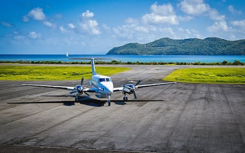 Access to the island has been made easier by Bequia Beach Hotel's jet service - Credit: Bequia Beach Hotel Facebook
