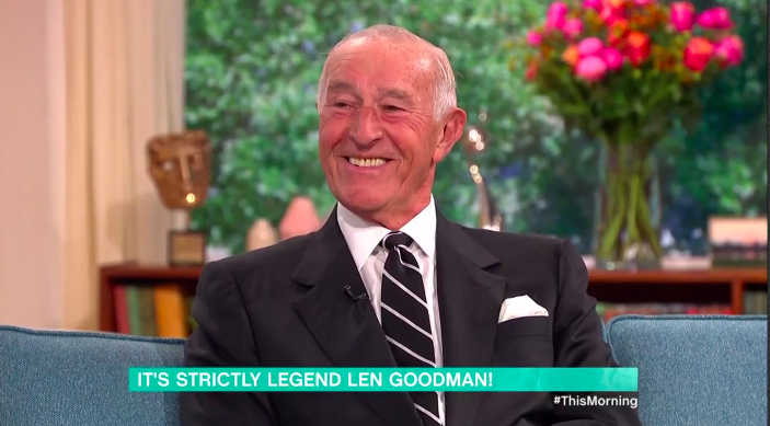 Len Goodman appeared on 'This Morning' to discuss the new series of 'Strictly Come Dancing'. (Credit: ITV)