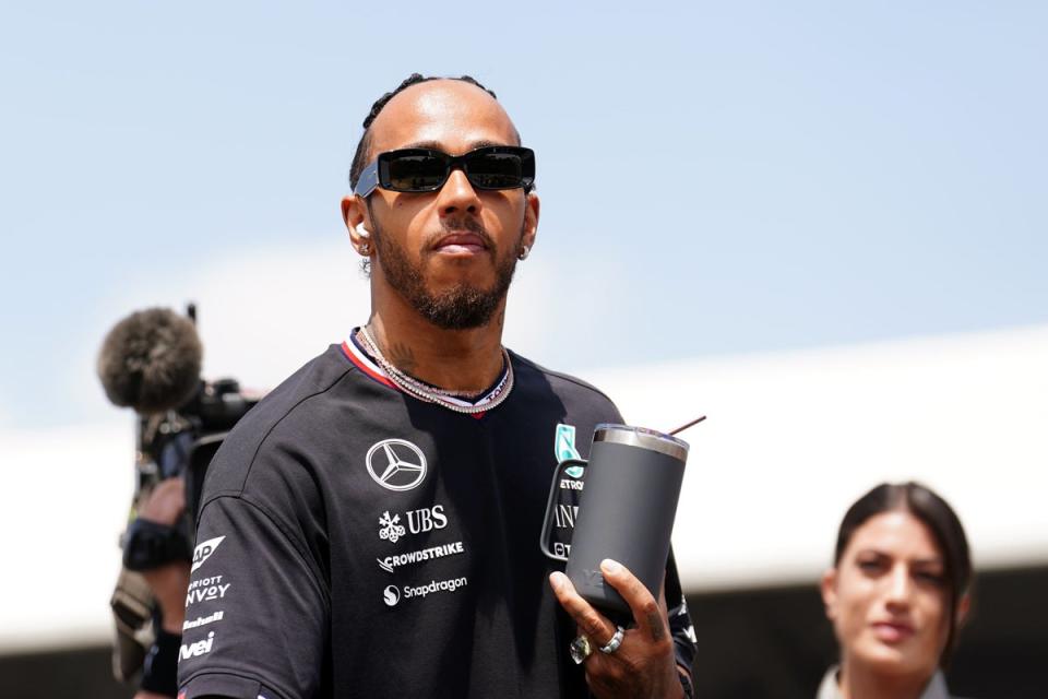 刘易斯·汉密尔顿 (Lewis Hamilton) 将于 2025 年加盟法拉利 (PA Wire)