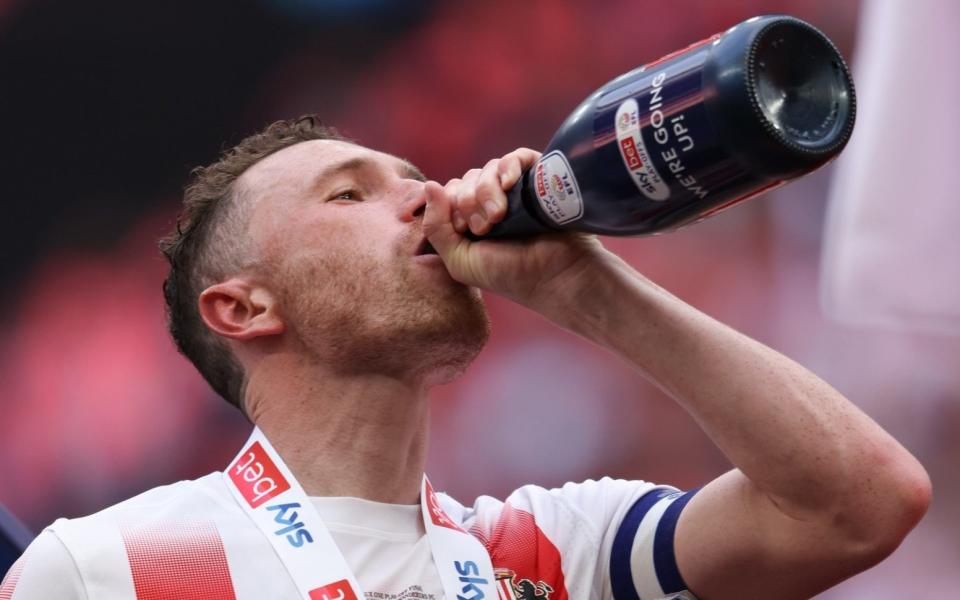 Cory Evans celebrates the win - GETTY IMAGES