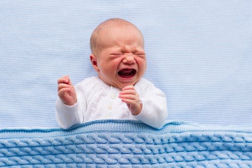   <span class="attribution"><a class="link " href="https://www.shutterstock.com/image-photo/newborn-crying-baby-boy-new-born-340818158?src=998c412c-af4e-4e9e-b681-b72a72b071c0-1-2" rel="nofollow noopener" target="_blank" data-ylk="slk:Shutterstock/FamVeld;elm:context_link;itc:0;sec:content-canvas">Shutterstock/FamVeld</a></span>