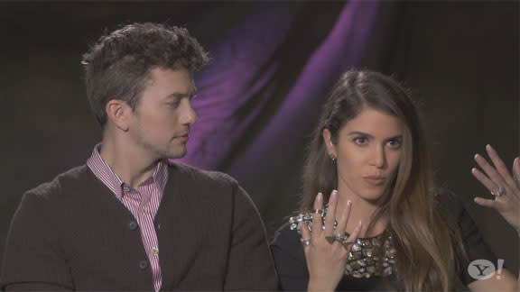 Nikki Reed, right, and Jackson Rathbone discuss final moments filming 'Breaking Dawn'