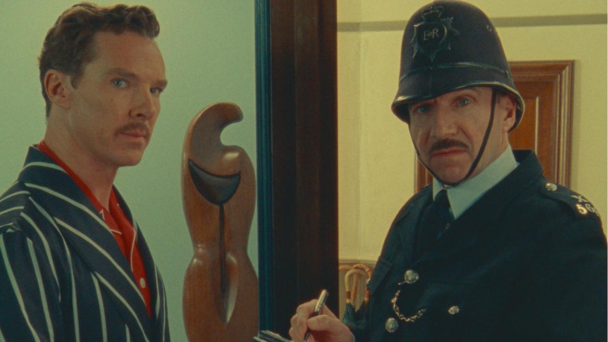  Benedict Cumberbatch and Ralph Fiennes in The Wonderful Story of Henry Sugar. 