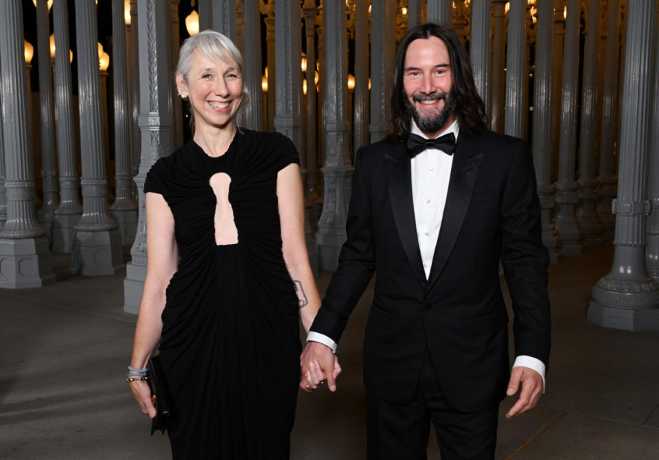 Alexandra Grant, Keanu Reeves<p>Michael Kovac/Getty Images for LACMA</p>