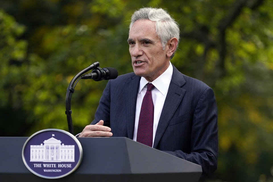 White House coronavirus adviser Scott Atlas in September. (Photo: ASSOCIATED PRESS)