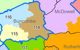 N.C. House District 114 covers eastern Buncombe County, including Black Mountain, Montreat and large portions of central and East Asheville.