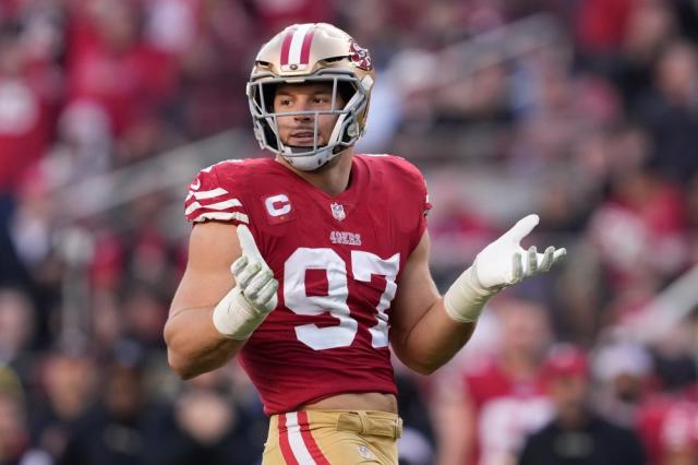 George Kittle and Charvarius Ward are officially questionable for Sunday's  game