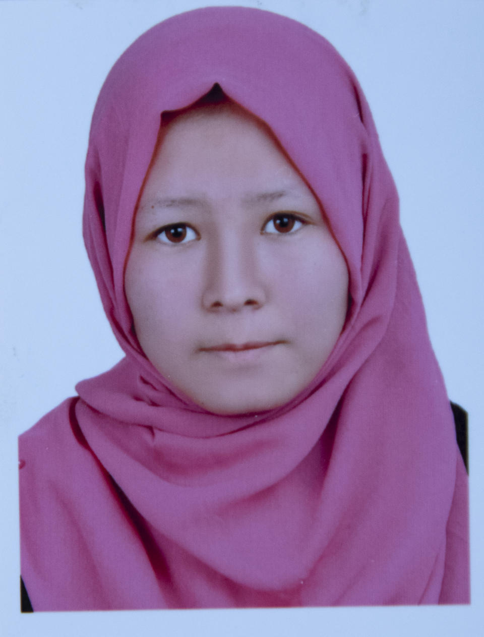 This undated photo released by the family shows Freshta Alizada who was among nearly 100 people killed in bombing attacks outside her school on May 8, 2021. Fifteen year old Freshta Alizada shone in her classes and twice had skipped a grade, her aunt boasted. Freshta was always telling her family that one day she would become a journalist, said her Aunt Sabera. (AP Photo)