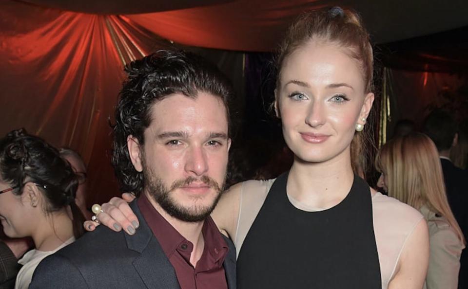 HBO is releasing a documentary about the making of "Game of Thrones" Season 8, and we can't get over this moment between Kit Harington and his onscreen little sister, Sophie Turner.