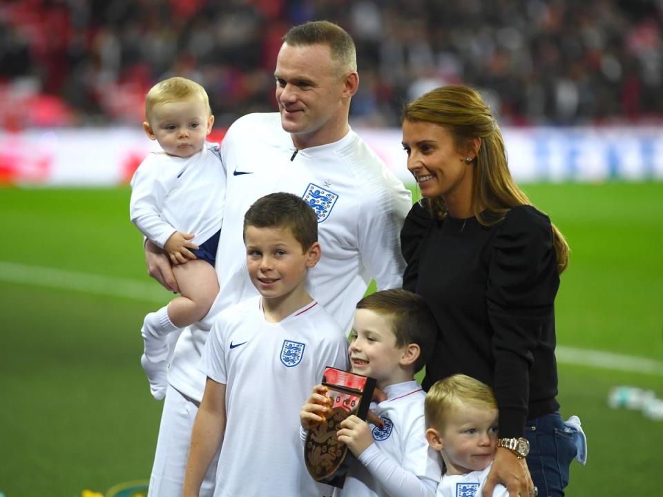 Rooney family in 2018 (Getty Images)