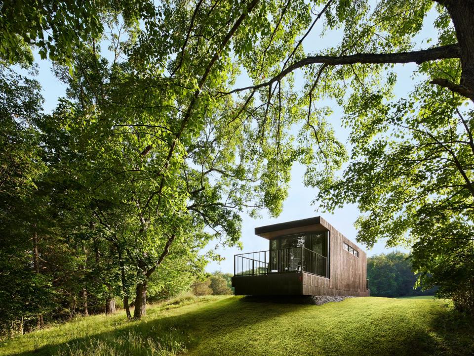 A Moliving unit sits atop a hill.