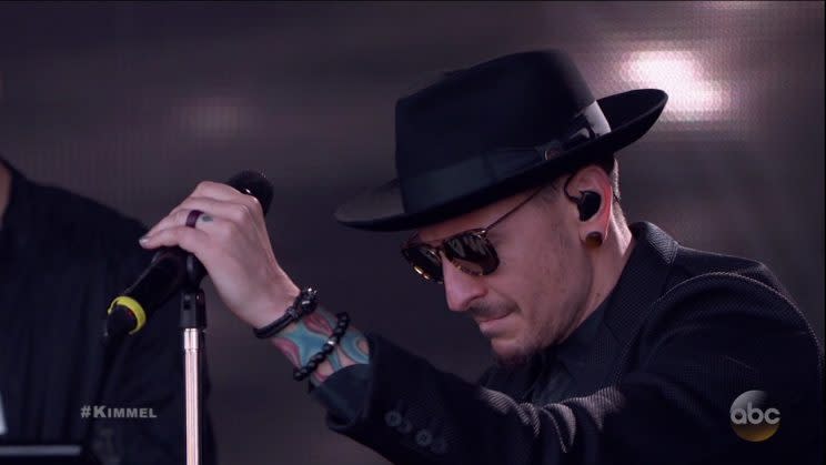 Chester Bennington died by hanging himself last week (Photo: WENN.com)