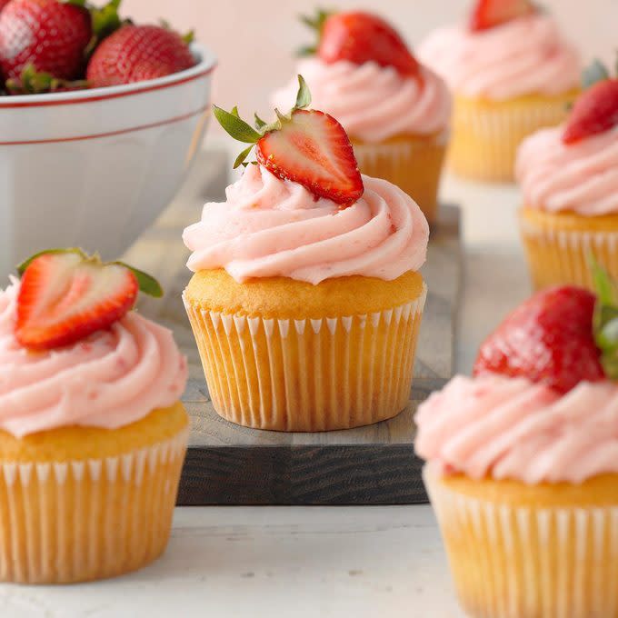 Strawberry Lemon Cupcakes