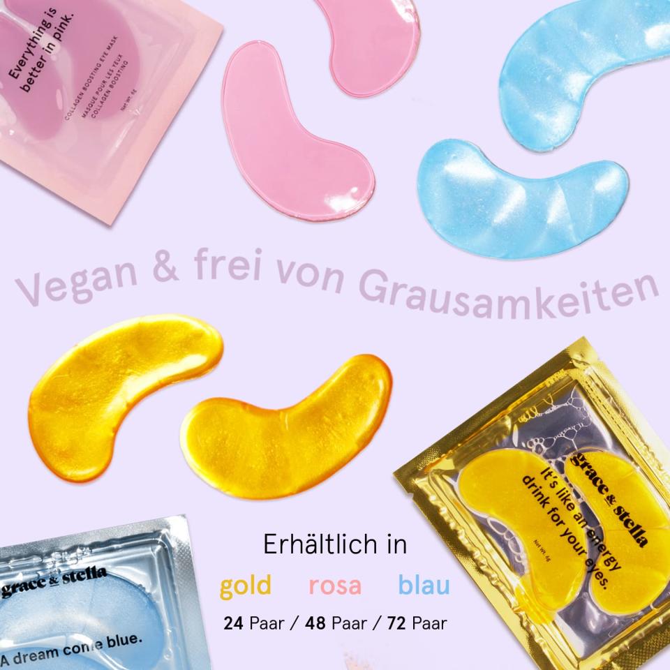 Die Augenpads sind nicht nur wirksam, sondern auch vegan und cruelty-free (Bild: Amazon)