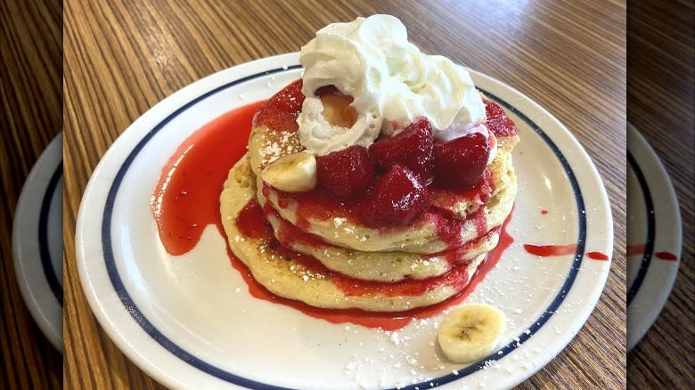 IHOP Strawberry Banana Pancakes