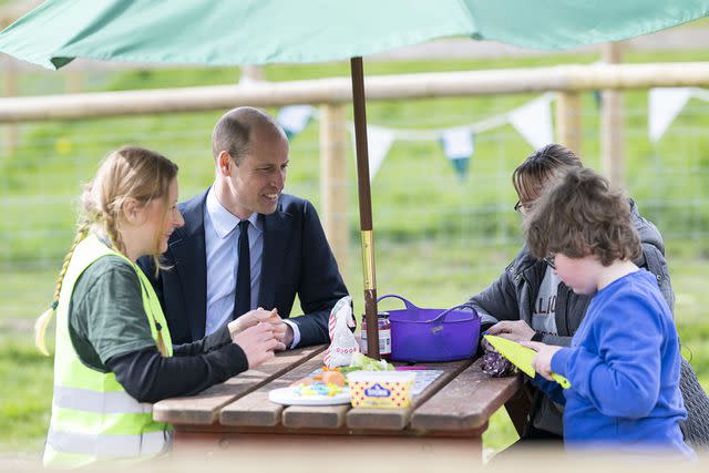 <p>David Rose - WPA Pool/Getty Images</p> Prince William visits Woodgate Valley Urban Farm on April 25, 2024 in Birmingham, England.