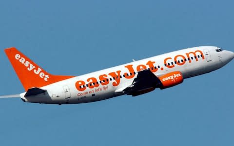 easyJet has apologised for the disruption - Credit: Chris Radburn/PA