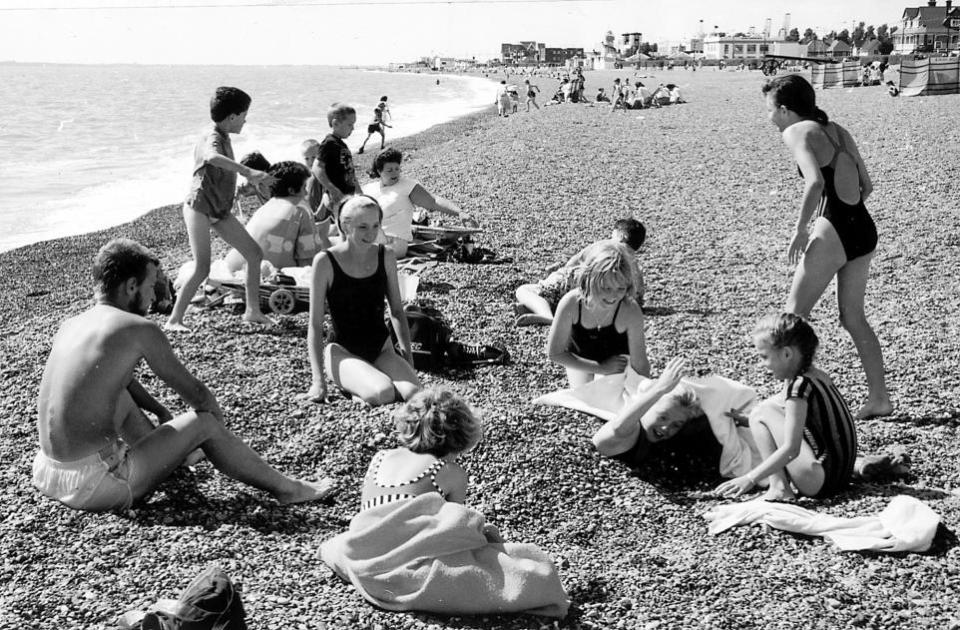 East Anglian Daily Times: Felixstowe beach in 1993