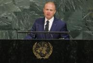 Malta Prime Minister Joseph Muscat addresses the 72nd United Nations General Assembly at U.N. headquarters in New York, U.S., September 22, 2017. REUTERS/Lucas Jackson