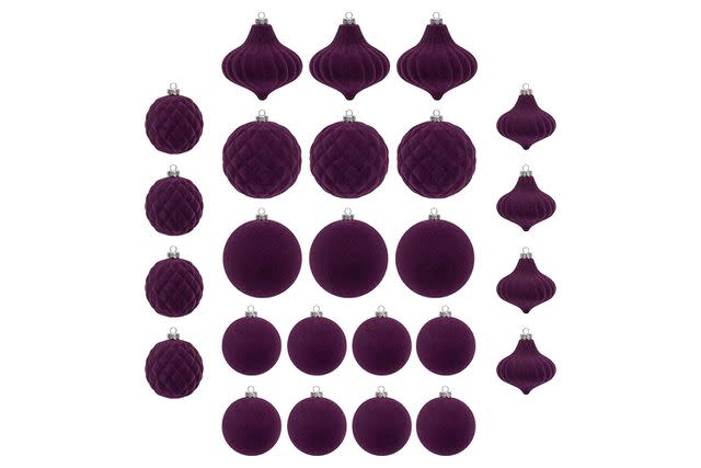 Viral velvet ornaments for only $5.99 Such a great find for your holid