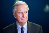 Michel Barnier, former EU chief negotiator and Les Republicains party presidential primary candidate, in Paris