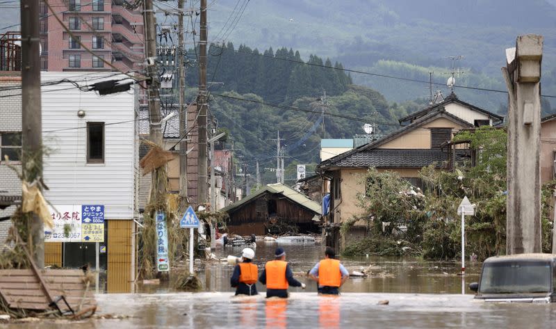 INONDATIONS ET DES GLISSEMENTS DE TERRAIN DANS LA PRÉFECTURE DE KUMAMOTO